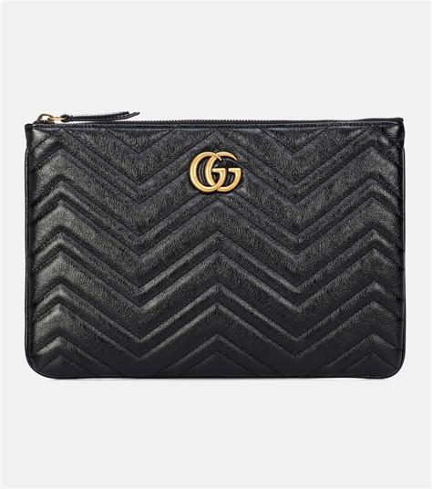 brown gucci clutch|gucci marmont clutch black.